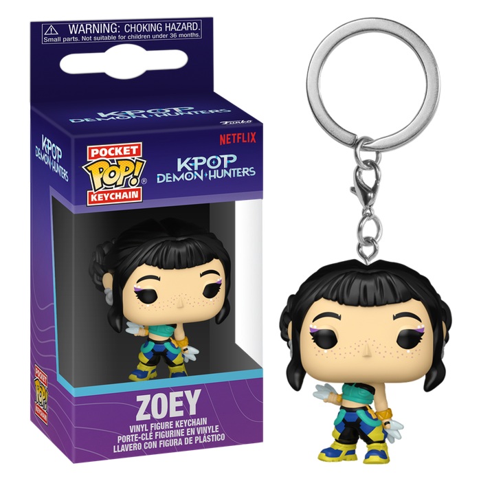Funko Pocket POP Keychain Animation KPop Demon Hunters Zoey
